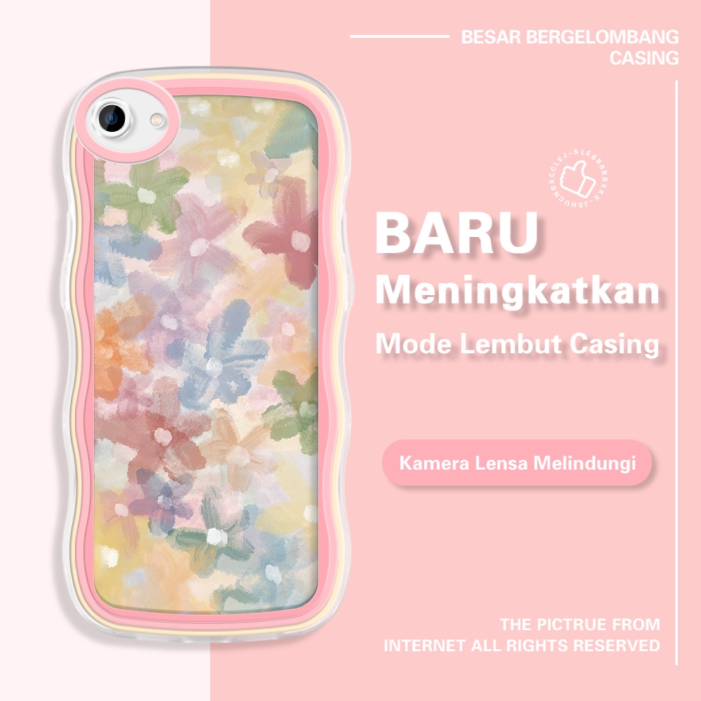 Casing Hp Untuk Vivo Y53 Y53i 1606 Phone Case Soft Handphone Colorful Florets Softcase Silikon Kesin