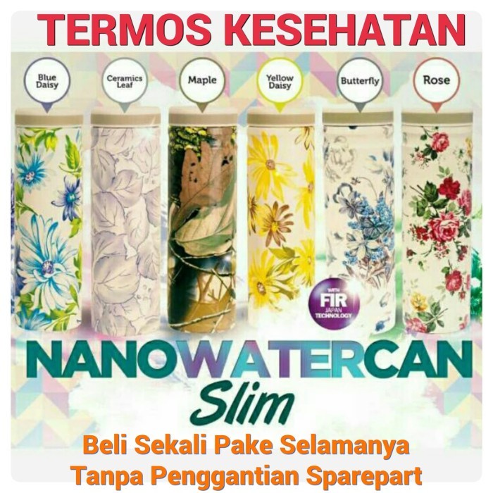 Termos Nano Water Can Slim SMN Dijamin Original