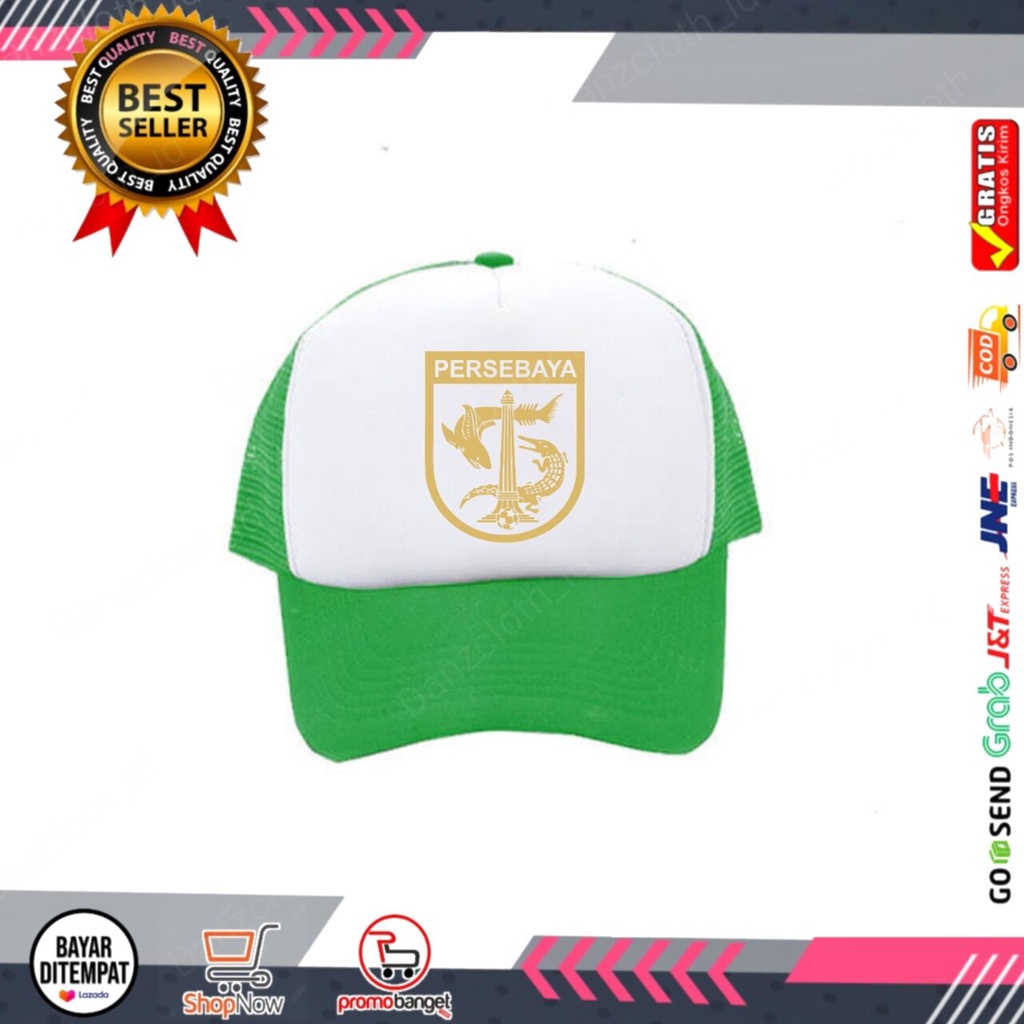 TOPI JARING PRIA Persebaya - TRUCKER Persebaya BONEK Murah