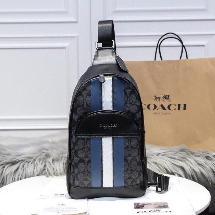 VS TAS C0ACH Signature Houston Varsity Sling Pack Denim ORIGINAL 67249