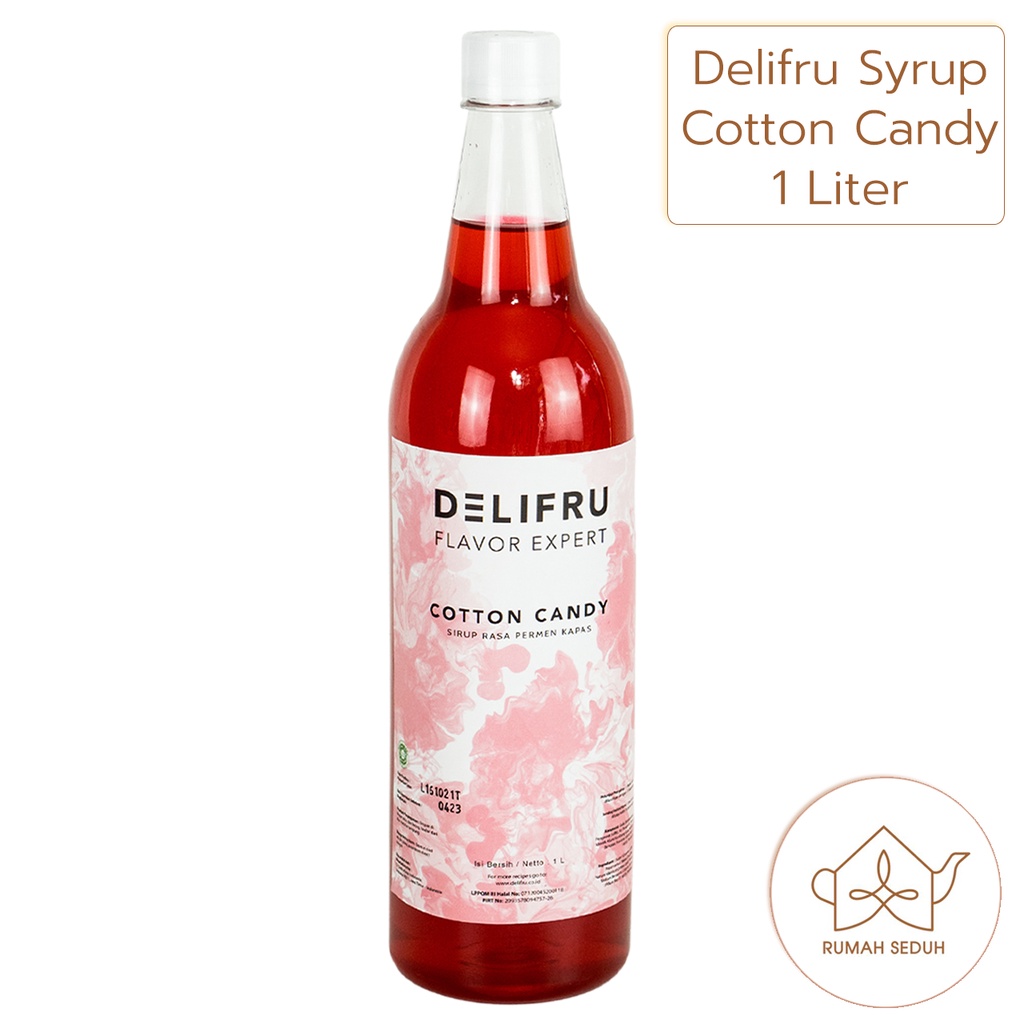 

Delifru 1L - Cotton Candy - Sirup Rasa Gulali Premium 1000ml