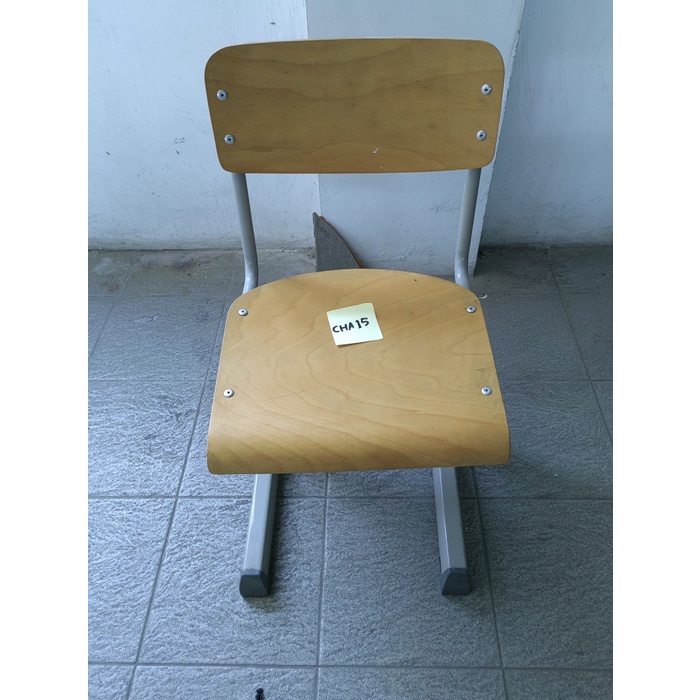 Kursi siswa bahan kayu kursi belajar kursi kelas model 02