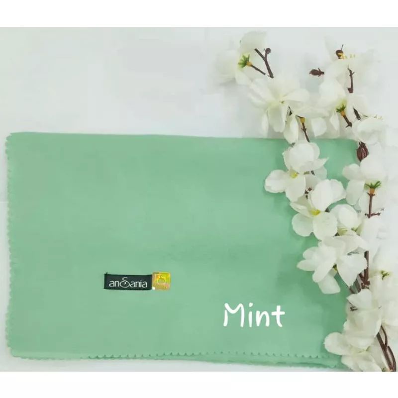 NUR SINAR SEGI EMPAT/BISA SERAGAM/SEGIEMPAT SINAR/SEGI EMPAT ansania/ hijab sinar warna mint