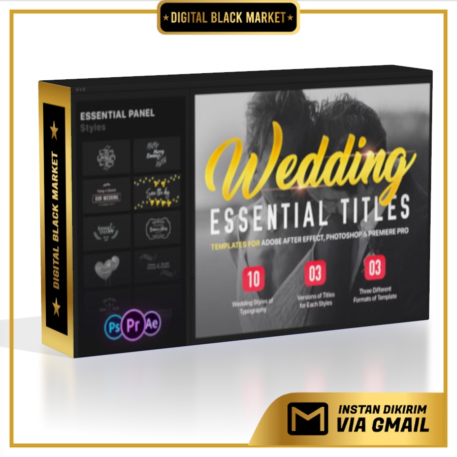ID3812 - Easyedit Viewer Essential Wedding Titles For Premiere Pro And After Effects  21964218