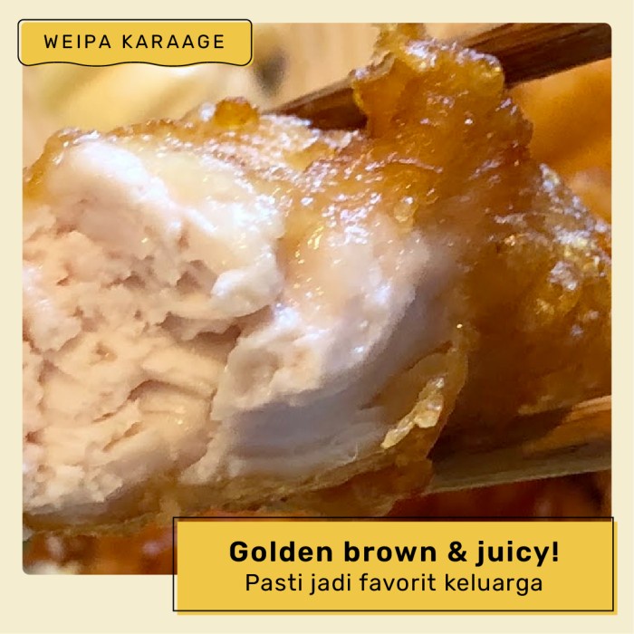 

Weipa Karaage Fry Mix