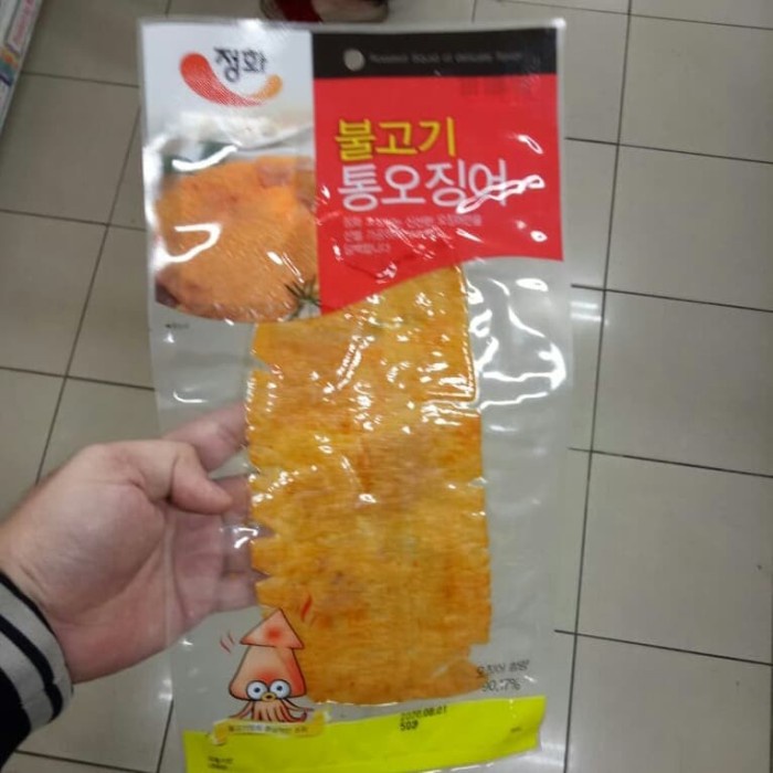 

Jeong Hwa Spicy Roasted Squid (Cumi Panggang Bumbu Pedas) 60gr