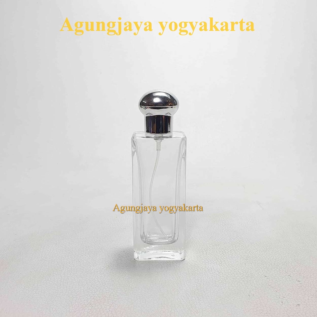Botol Parfum Jo Malone 30 ML Drat Silver / Botol Parfum Kosong Jo Malone / Botol Jo Malone 30ML / Bo