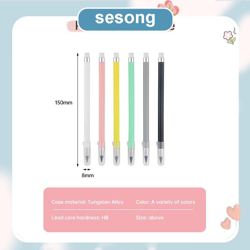 

Pensil Penggunaan Tak Terbatas Pensil Warna Macaron Tahan Lama Portabel SS