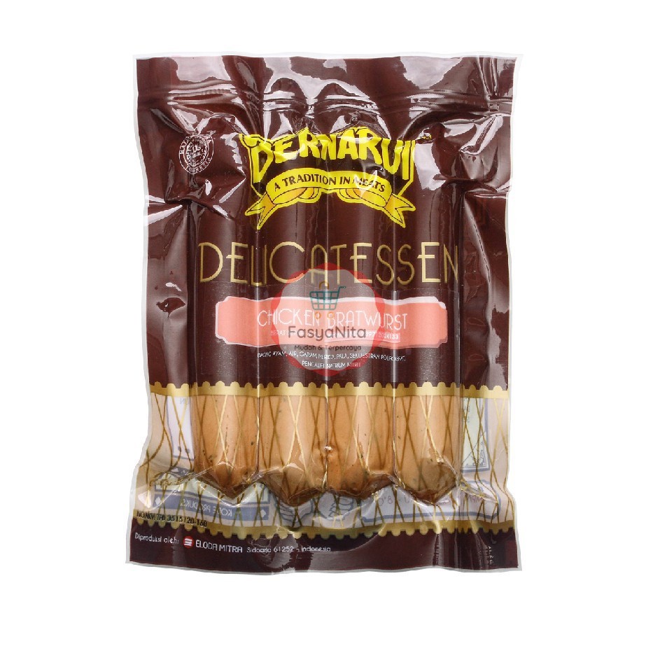 

Bernardi Deli Chicken Bratwurst 310 Gr