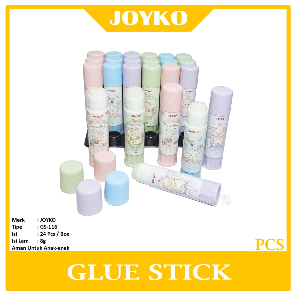 

JOYKO - Lem Kertas 8g Glue Stick GS-116 - Pcs