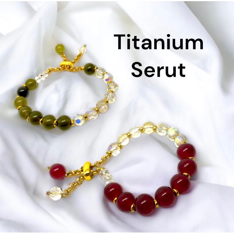 Gelang tangan wanita // gelang titanium // gelang tangan// titanium // gelang permata