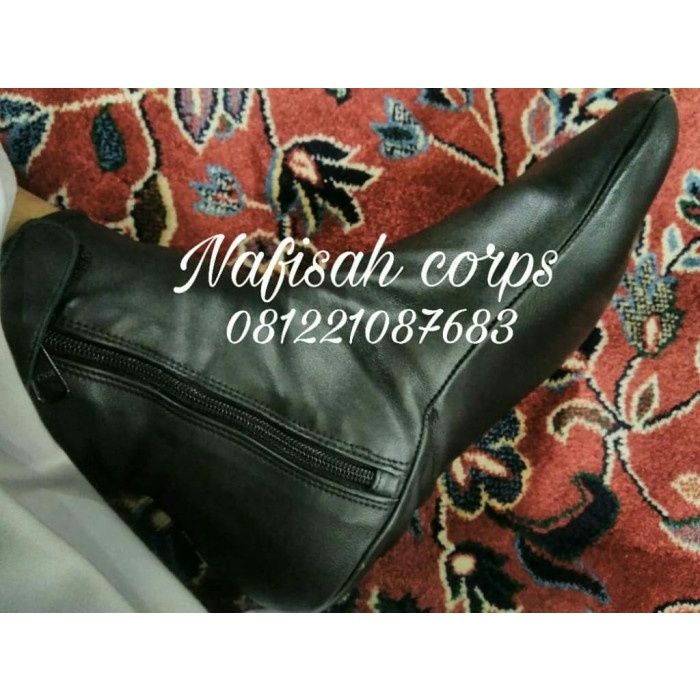 KHUF/KHUFF/KHUFFAIN//LEATHER SOCK/KAOS KAKI KULIT UTK SAFAR HAJI+UMROH - Hitam