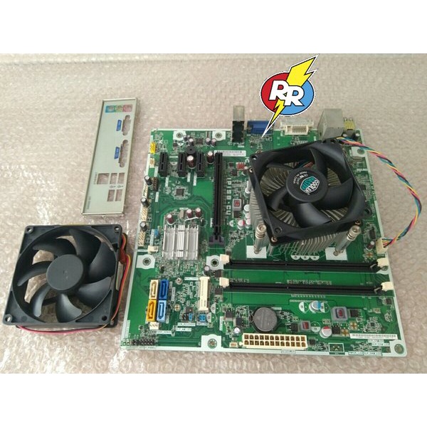 Mainboard Mobo Motherboard PC Merk HP paket Prosesor Intel Core i5 2400 Lengkap Heatsing Fan ORI