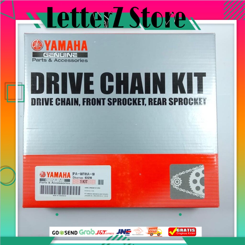 GEAR GIR RANTAI SET ASSY 1PA VIXION NEW NVA NVL 2013-2014 ORIGINAL