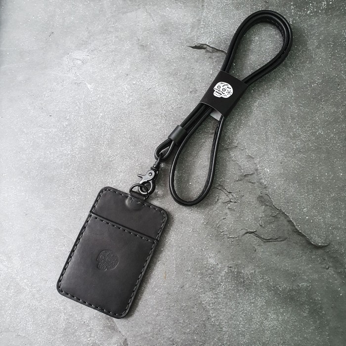 

BDS Marshal - Handmade leather, Mens Lanyard ID card Holder