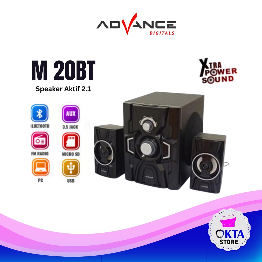 Advance Speaker aktif Bluetooth M20BT