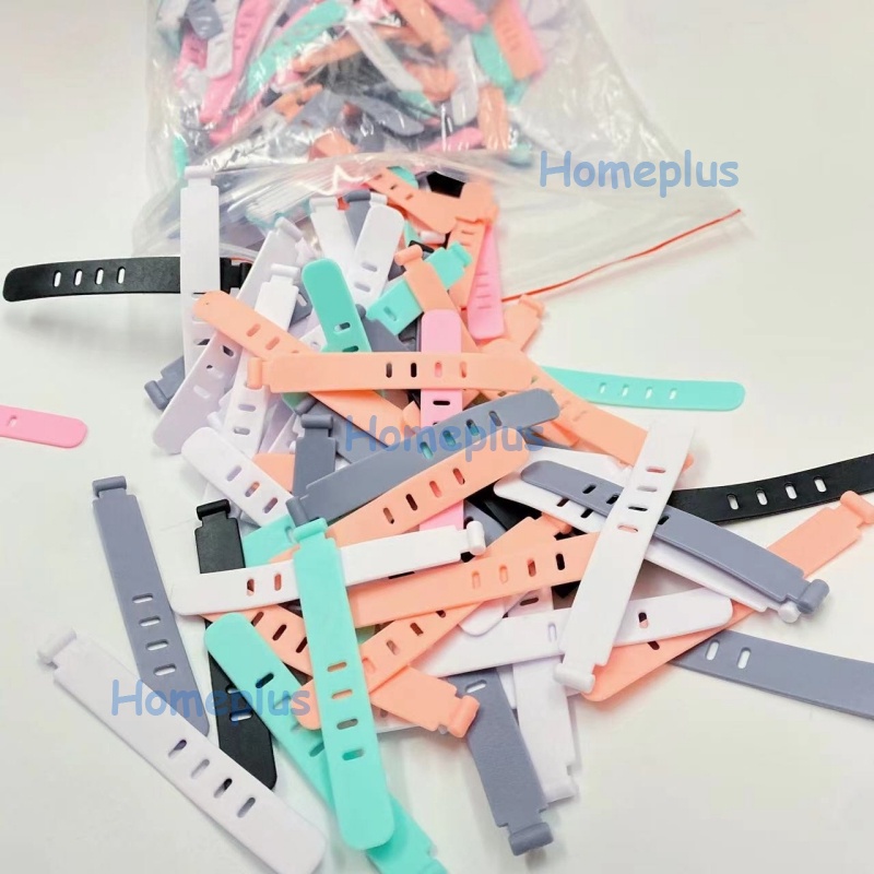 HomePlus Pengikat Kabel Charger Headset Silikon Kabel Organizer Cable Clip Cord Holder Karet Perapih Kabel Warna Macaroon