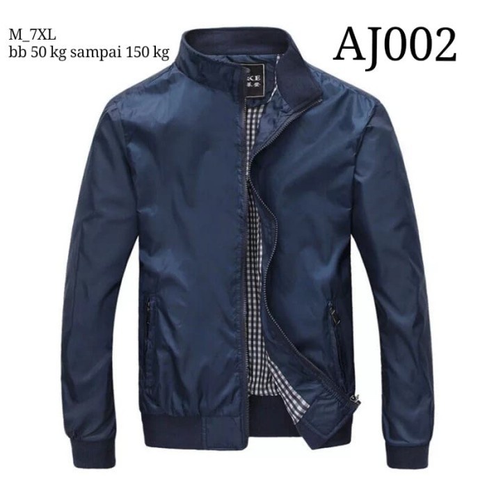 jaket bomber big size pria casual jaket kain terbaru jaket keren
