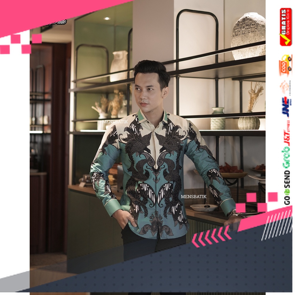 BATIK STYLE JAWA KEREN TERLARIS /MENSBATIK - batik pria - kemeja batik - batik pria lengan panjang -