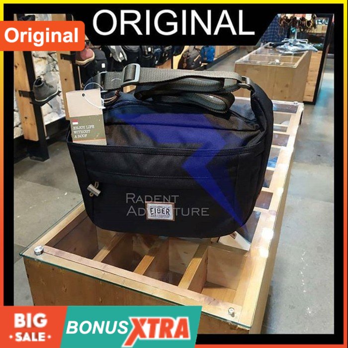 Tas Selempang Eiger Traverse 3.0 13L Shoulder Bag Hitam 91000 5020