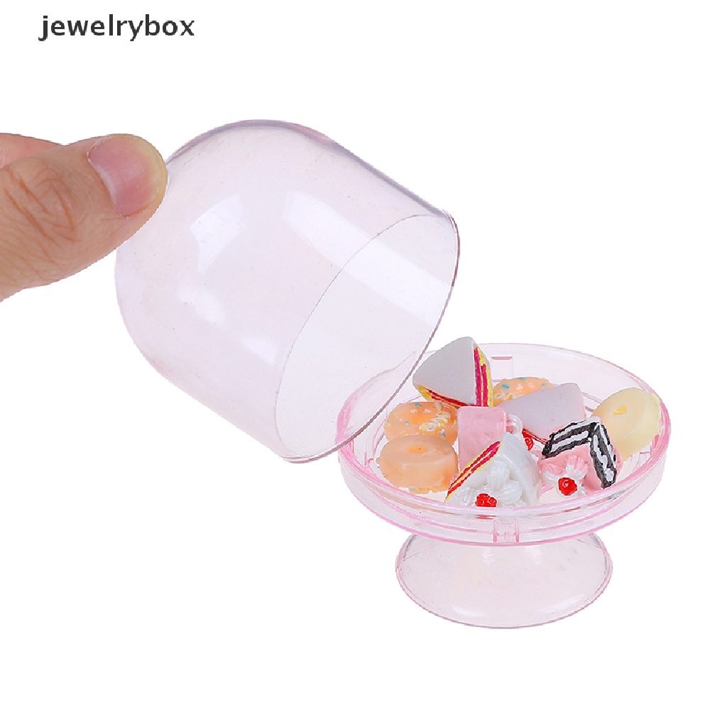 [jewelrybox] 1per12rumah Boneka Miniatur Toples Simulasi Aksesoris dessert model Mainan Butik