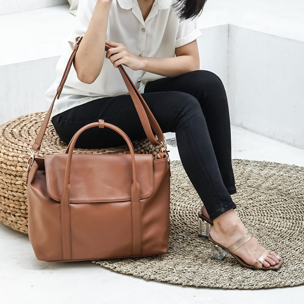 SIERRA PREMIUM TOTE BAG | Tas Laptop Wanita | Tote Bag Laptop