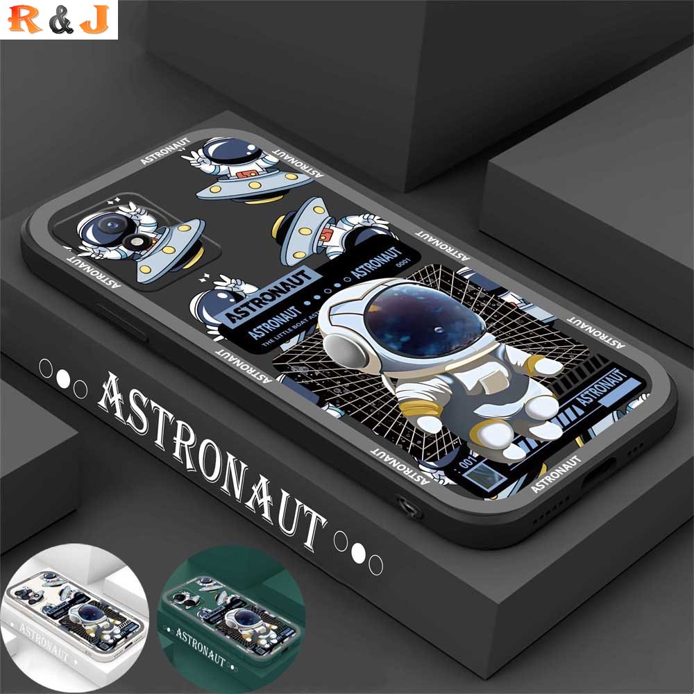 Casing Astronot Pesawat Luar Angkasa VIVO Y02 V25 V25E Y16 Y35 Y33S Y21T Y21S Y33S Y22 Y91C Y1S Y85 V9 Y11 Y12 Y15 Y17 Y12S Y12A Y15S Y15A Y51 Y31 Silikon Lembut Penutup Telepon