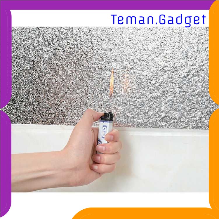 TG -  ART AWOO Wallpaper Aluminium Foil Anti Minyak Waterproof 100x60 cm - YK-292