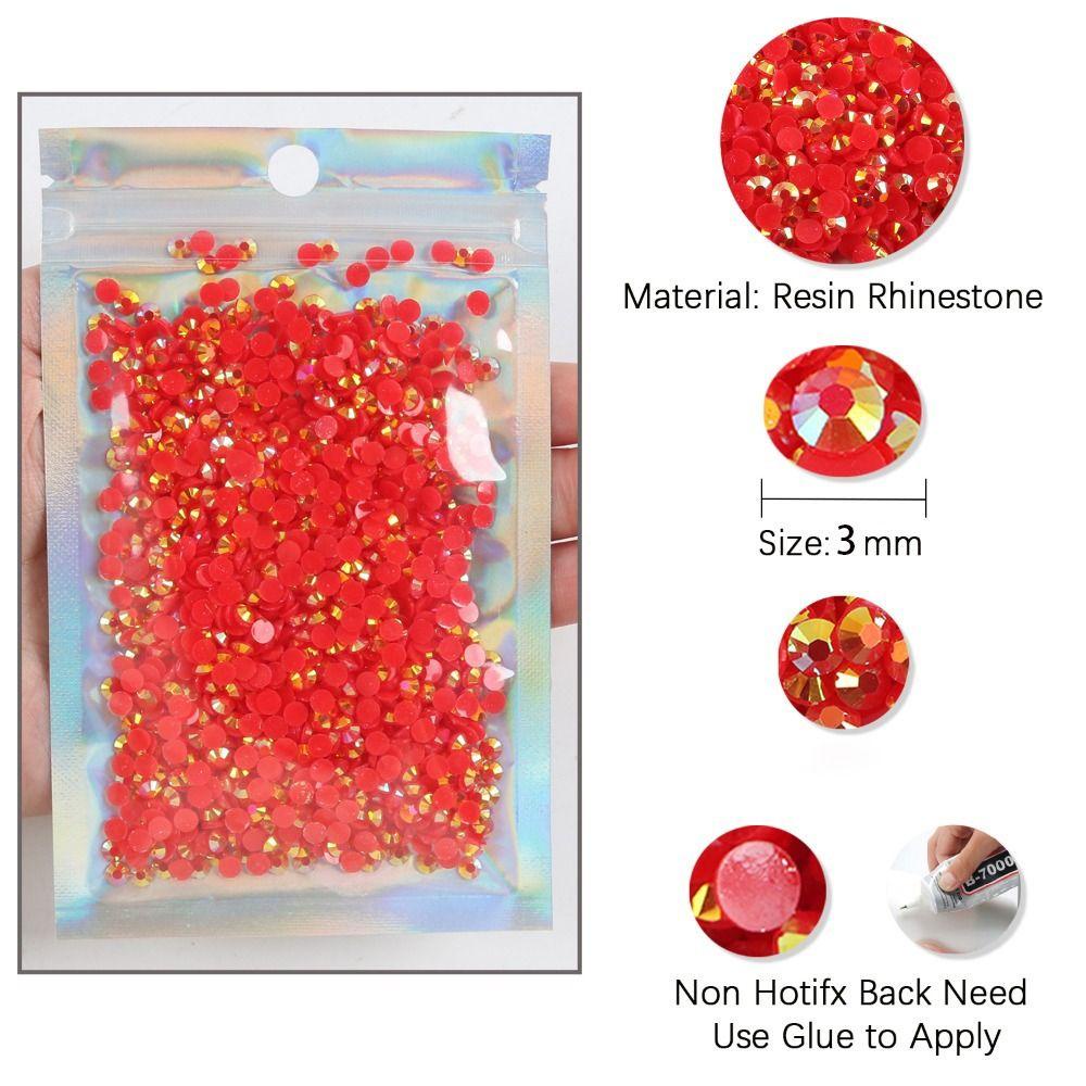 Lanfy Berlian Imitasi Belakang Datar2023Aksesoris Nail Art Bling Untuk Diy Nail Art Kaca Berlian Imitasi