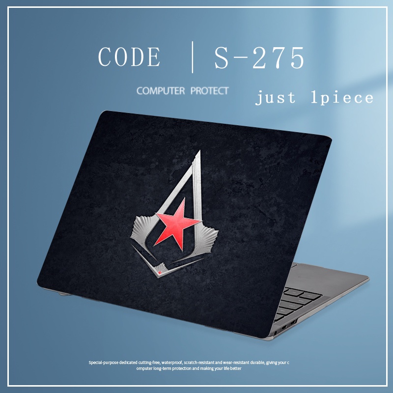 1pc Universal Bebas Potong COD Menyesuaikan 12 13 14 15.6 Inch Cover Laptop Stiker Skin Untuk Lenovo V15 G3 Ideapad S145 Quote Berkatan Kata Lembaran Decals