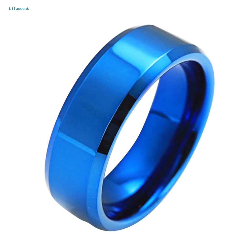 Lilyscent 1pc Cincin Jari Menarik Untuk Harian Memakai Unisex Wedding Ring Unisex