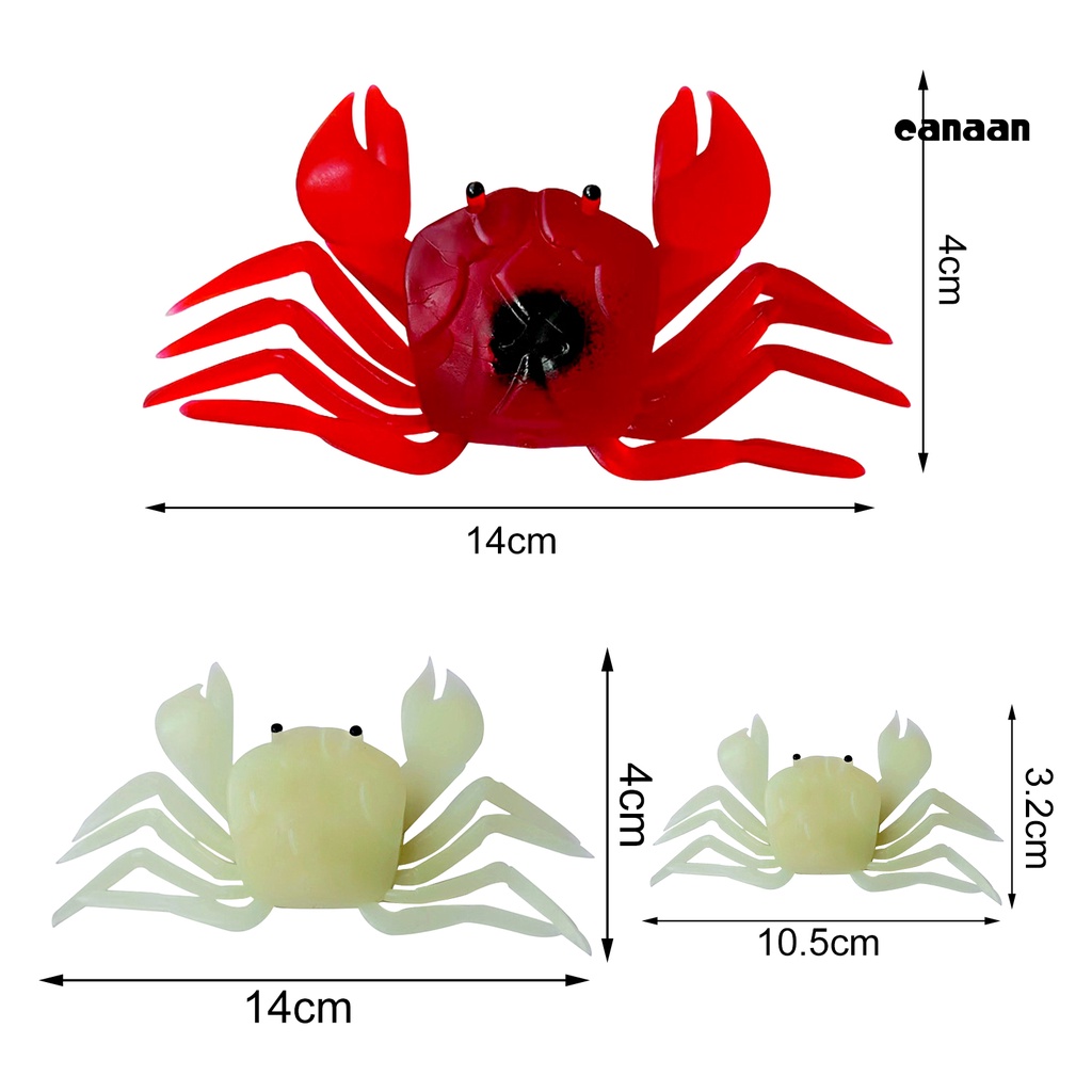 Cnn-lure Umpan Penembus Kuat Mirip Hidup Angling Perlengkapan Tajam Simulasi Kepiting Lembut Buatan Memancing Umpan Untuk Pemancing