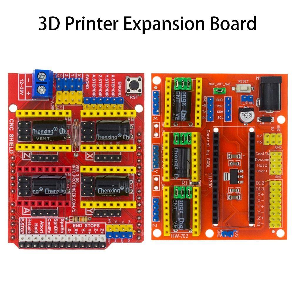 Populer 2pcs Papan Ekspanding Printer 3d Stepper Motor Untuk Arduino Diy Kit Perisai V3