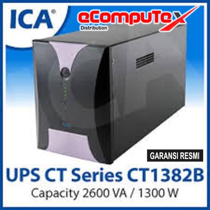 UPS ICA CT-1382B CT1382B 2600 VA / 1300WATT COMPACT GARANSI RESMI