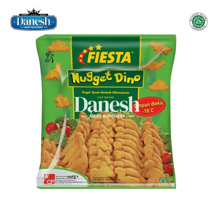 

Fiesta Chicken Nugget Dinno Makanan Olahan Frozzen Food Termurah