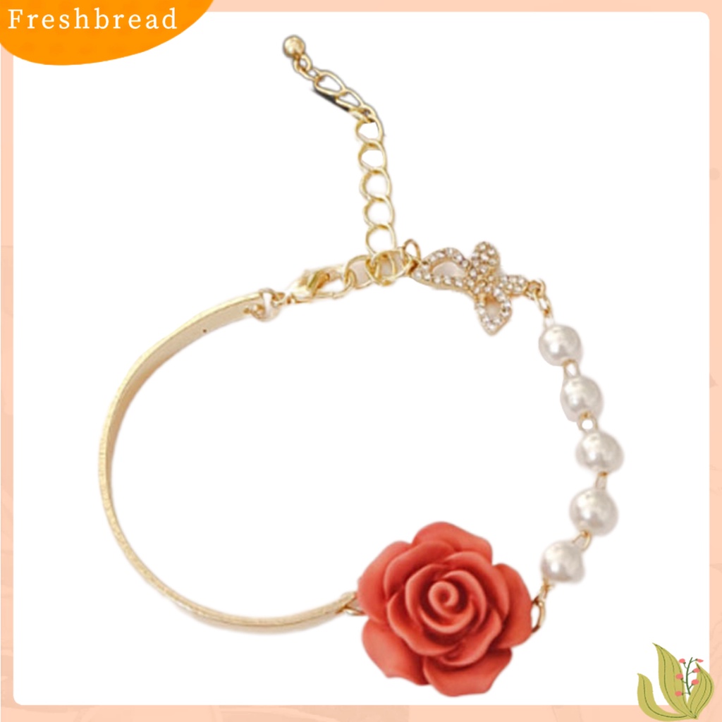 &lt; Freshbread &gt; Women Bracelet Eye-catching Tahan Aus Tembaga All-Match Women Butterfly Bracelets Perhiasan Hadiah Untuk Gadis