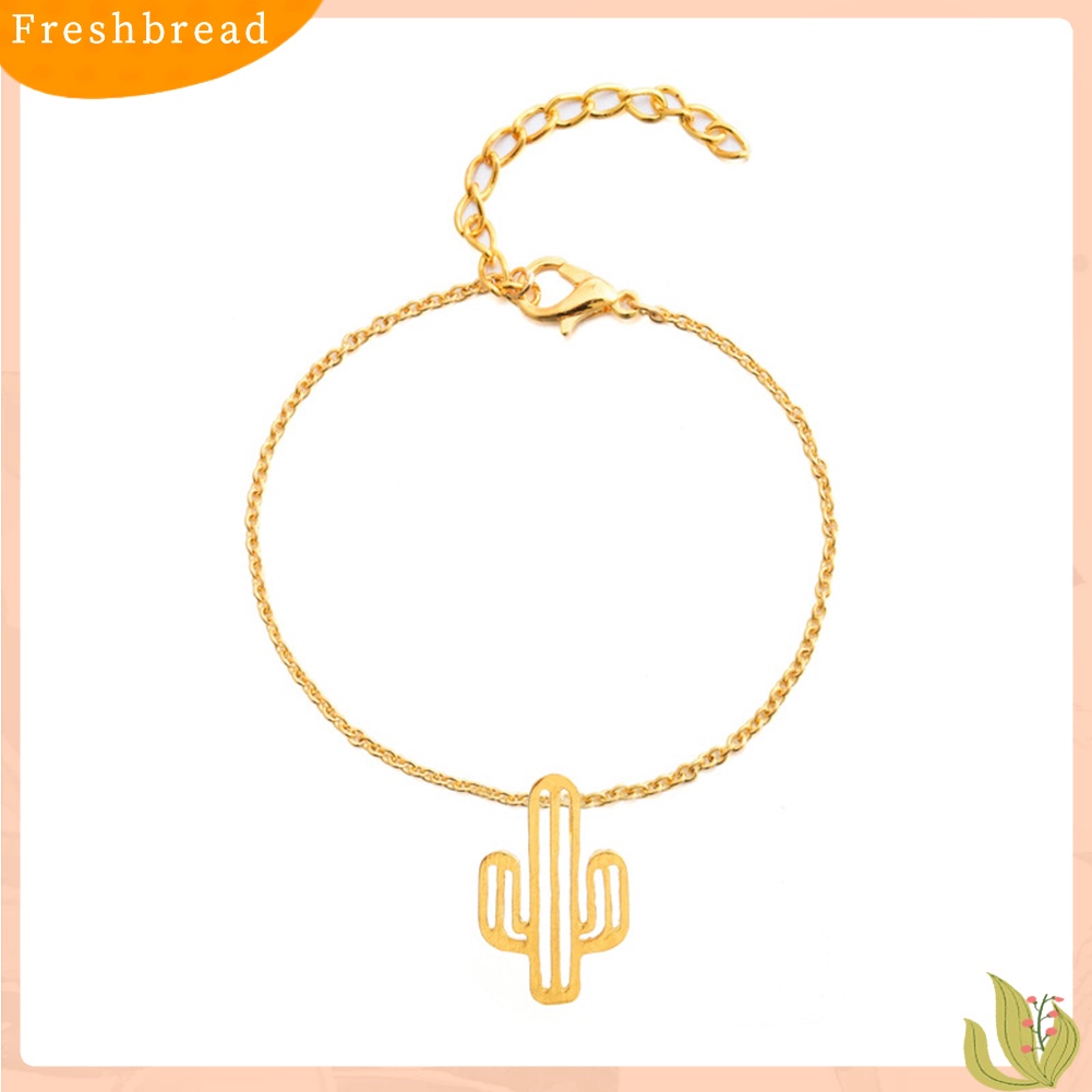 &lt; Freshbread &gt; 1Pc Indah Berongga Kaktus Gelang Bangle Kalung Wanita Musim Panas Pesta Perhiasan