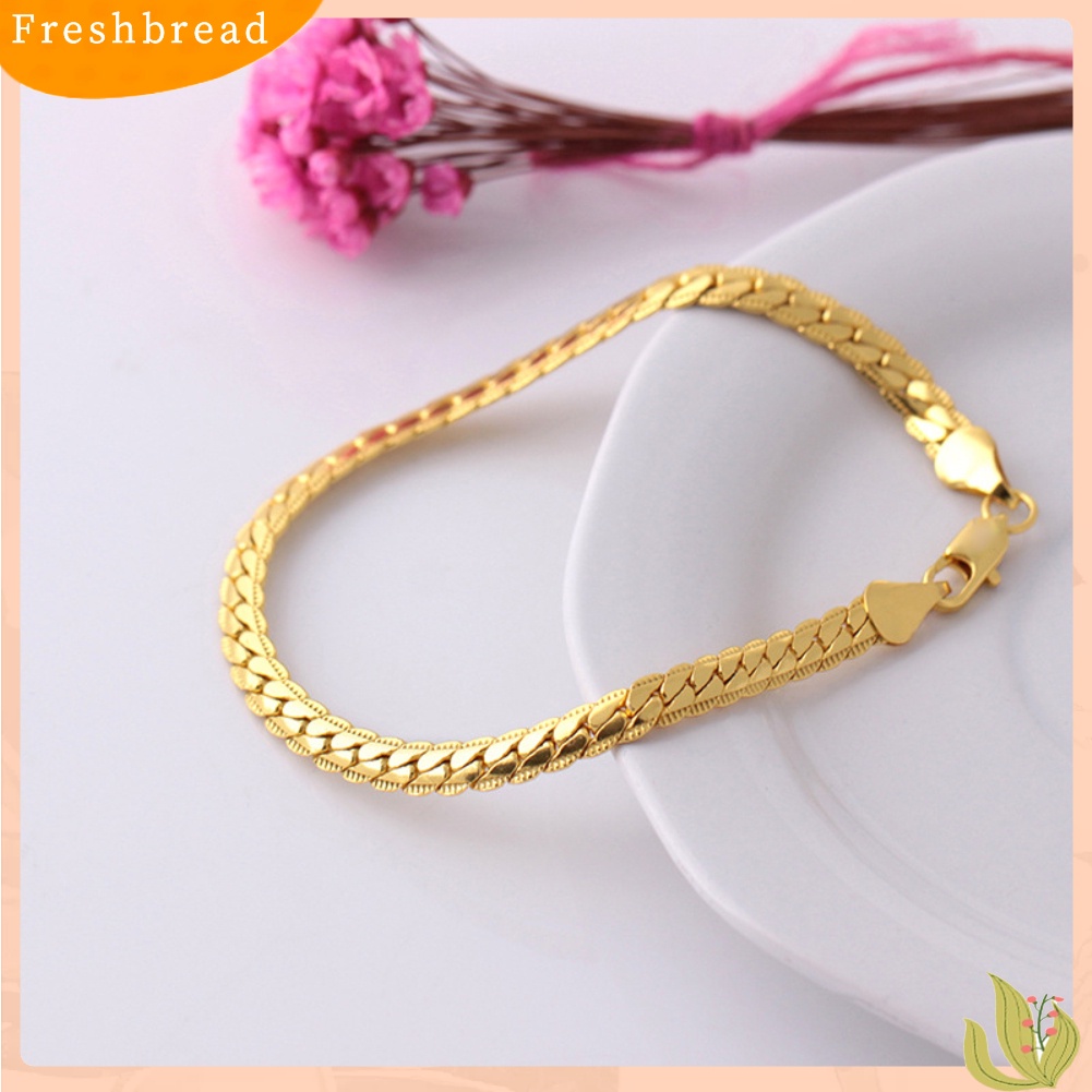 &lt; Freshbread &gt; Pria Wanita DIY Perhiasan Tangan Butik Fashion Rantai Samping Pesta Tanggal Gelang