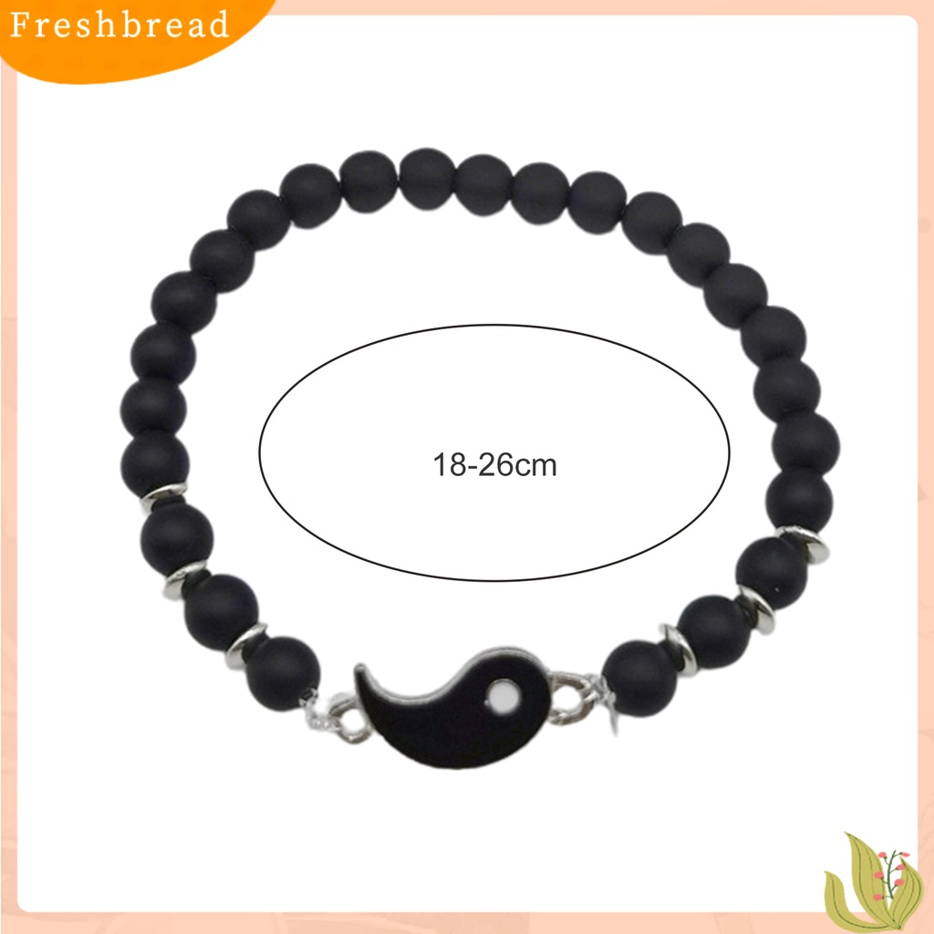 &lt; Freshbread &gt; Tai-Chi Yin Yang Couple Beads Dress-up Gelang Mewah Untuk Istri