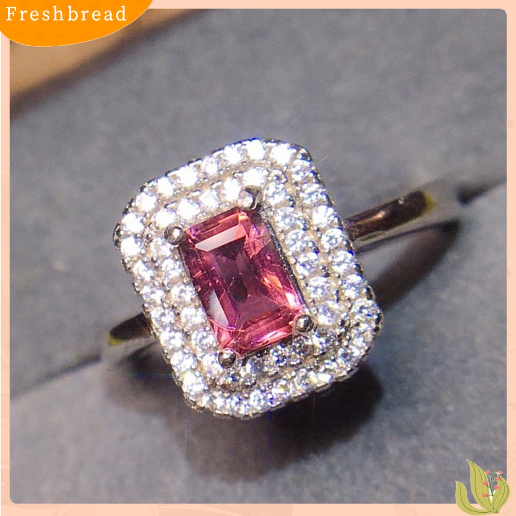 &lt; Freshbread &gt; Open Ring Indah Elegan Jari Cincin Wanita Adjustable Faux Crystal Ring Untuk Hadiah