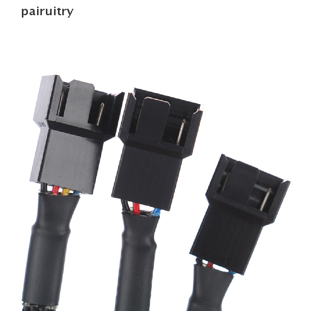 Prt PC Adaptor Kipas 4pin PWM extender Kabel 4pin Ke 3jalur Kabel Y Splitter PRT