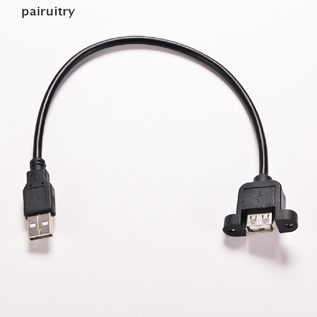 Prt 1.64 FT USB 2.0 Male to Female Extension Panel Mount Extention Port Kabel PRT