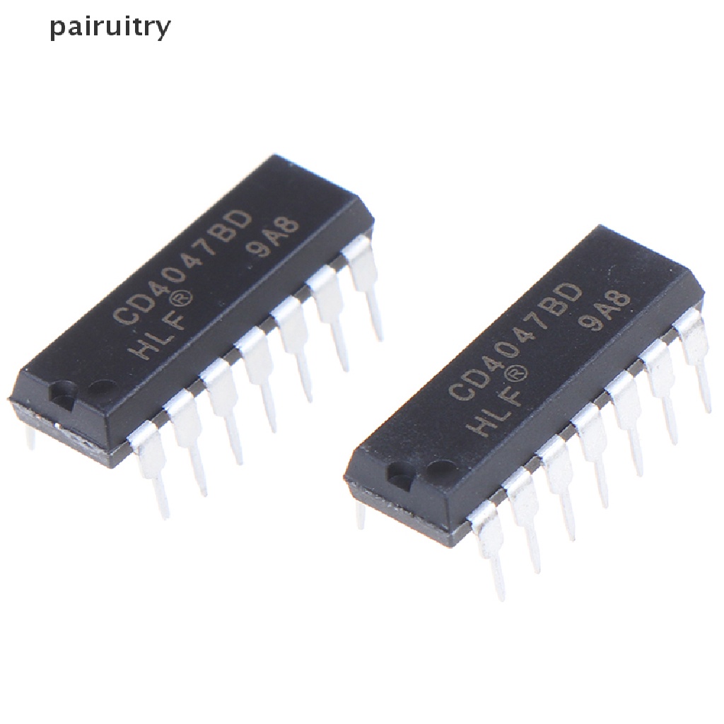 Prt 10PCS CD4047BE IC Baru Dan original in-line DIP-14 Osilator multi Frekuensi PRT