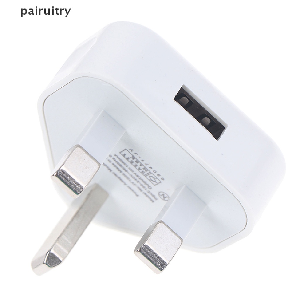 Prt Speedy Fast 1port USB Charger 3pin Colokan Listrik UK Adaptor Colokan Dinding ORIGINAL PRT