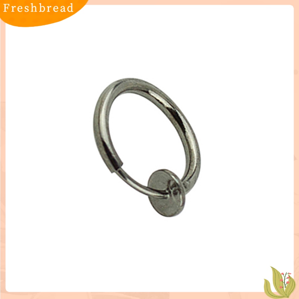 &lt; Freshbread &gt; 1Pc Anting Simple No Deformance Unisex Hidung Telinga Bibir Tindik Hoop Ring Untuk Club Pesta