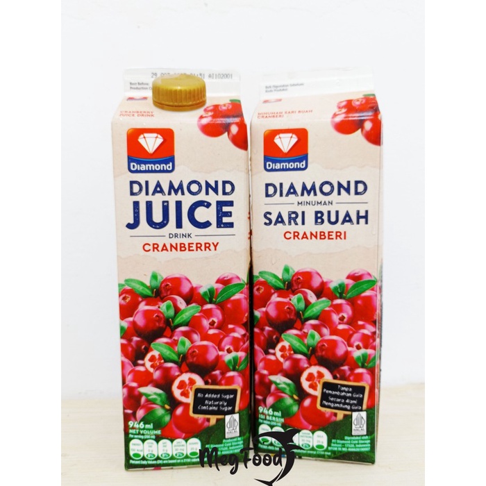 

Diamond Juice Drink Cranberry|Minuman Sari Buah Jus Cranberi 946 Ml