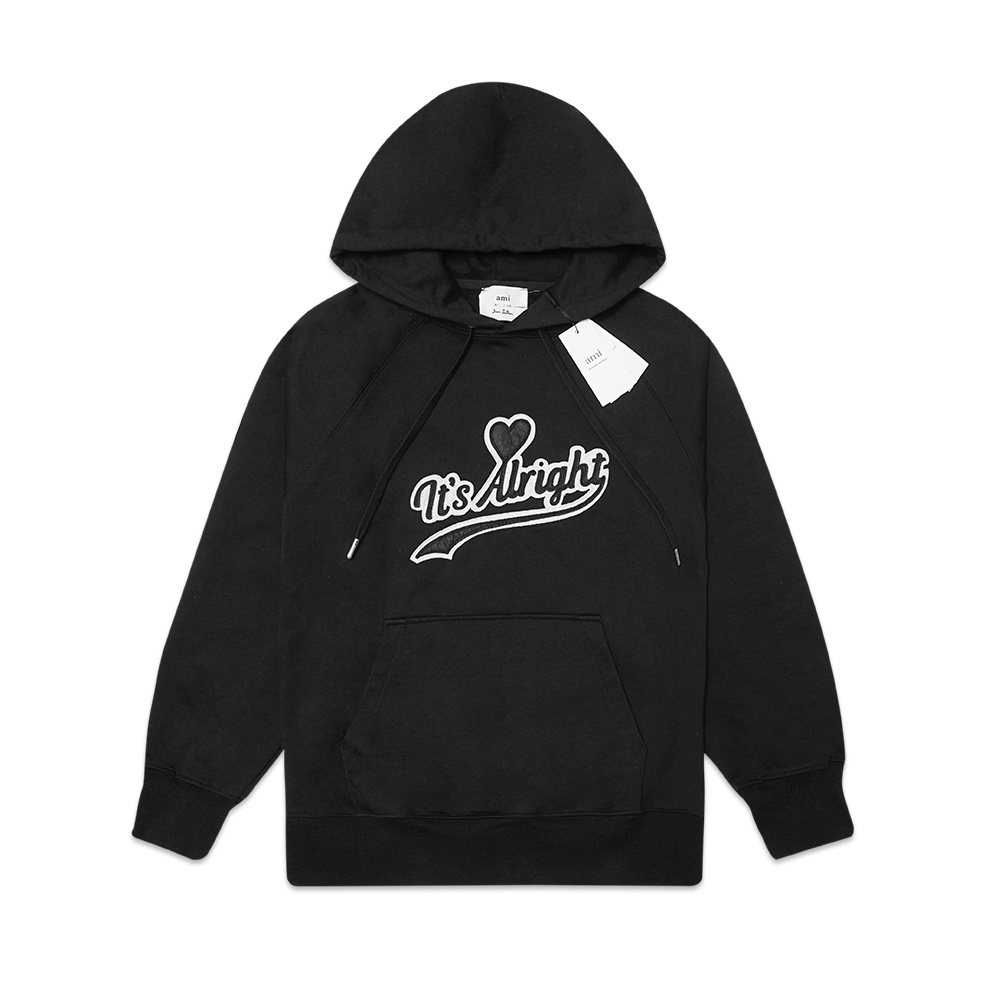 4M1 Paris Its Alright Hoodie Black