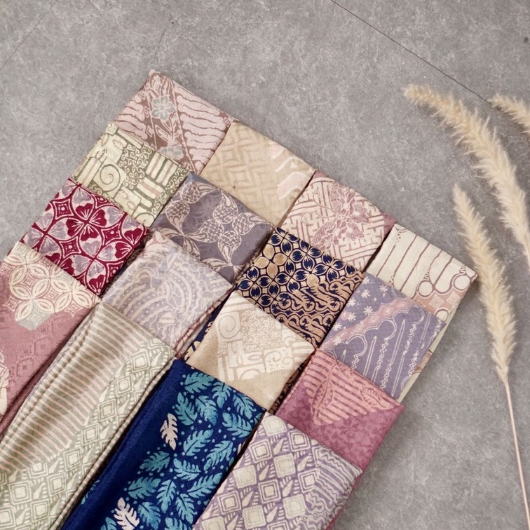 Kain Batik Pastel Per 2 meter - Cap Tradisional Viscose