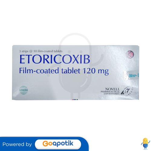 ETORICOXIB NOVELL 120 MG BOX 30 TABLET