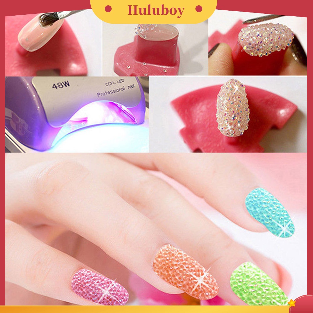 {In Stock} Kristal 3D Micro Zircon 1.3mm Mini Rhinestones Nail Art Dekorasi DIY Alat Kecantikan